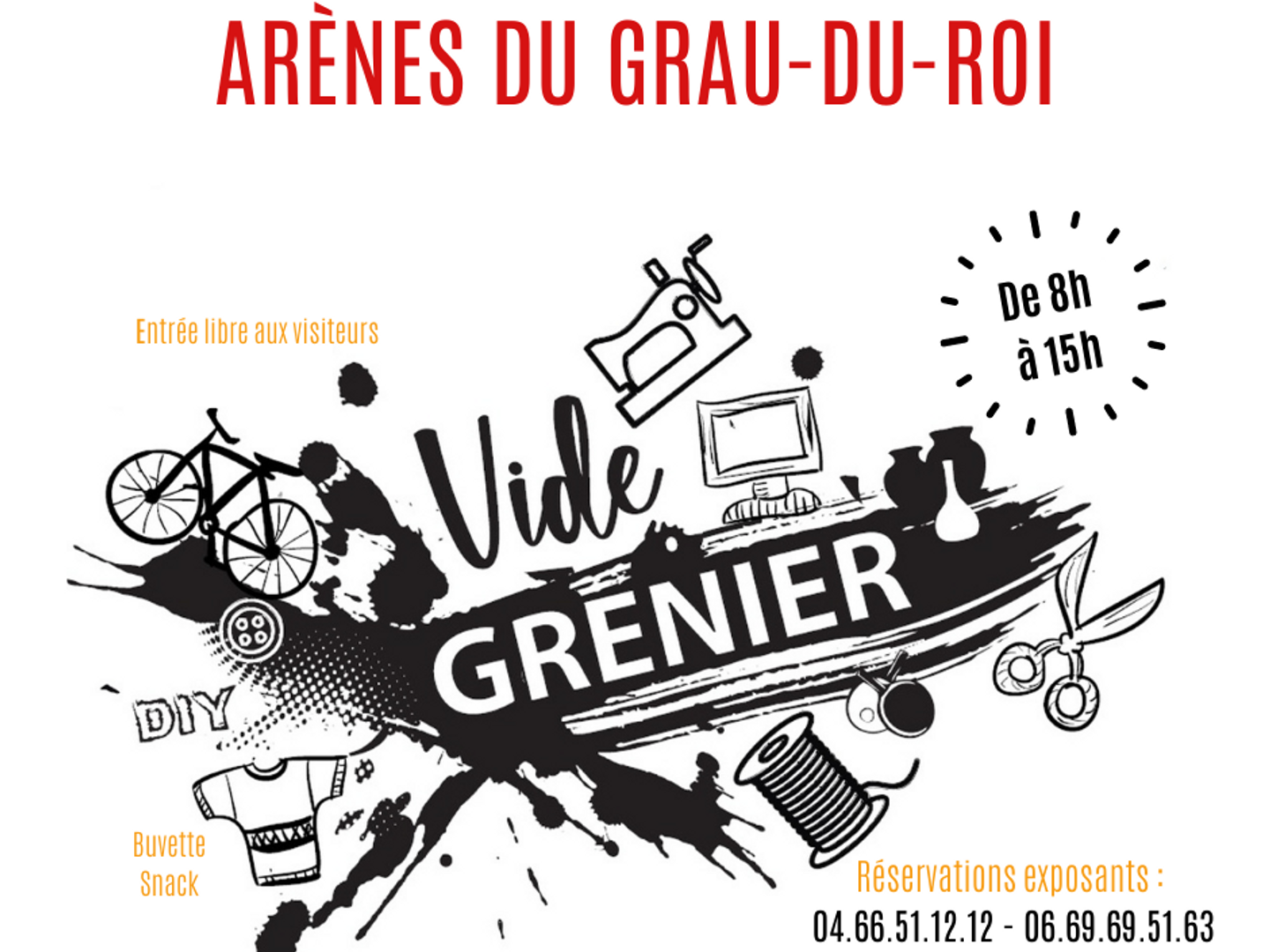 Vide greniers au Grau du Roi